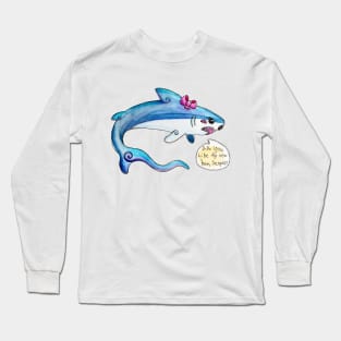 Thresher-chan noticed you Long Sleeve T-Shirt